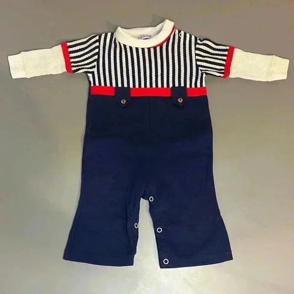 Vintage Doe Spun Baby One Piece Outfit - Picture 1 of 4